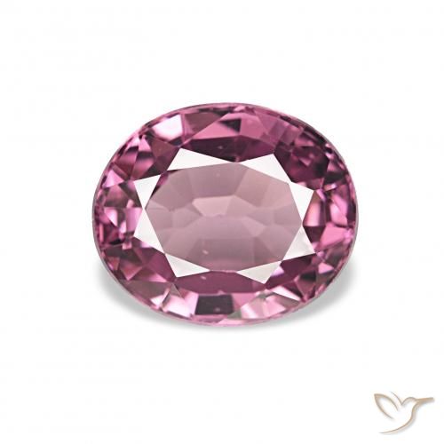1.33ct Pinkish Purple Rhodolite Garnet, Oval, VS