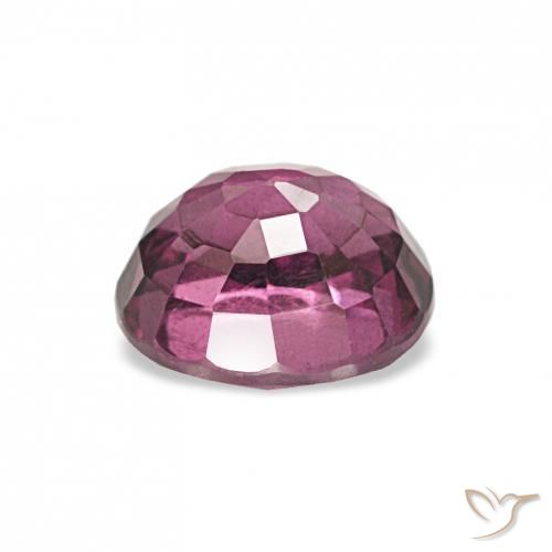 Rhodolite Garnet Gemstone in 6.1 x 5.1 mm Size for Sale, Rhodolite Garnet Stone in Pink Berry Purple Color