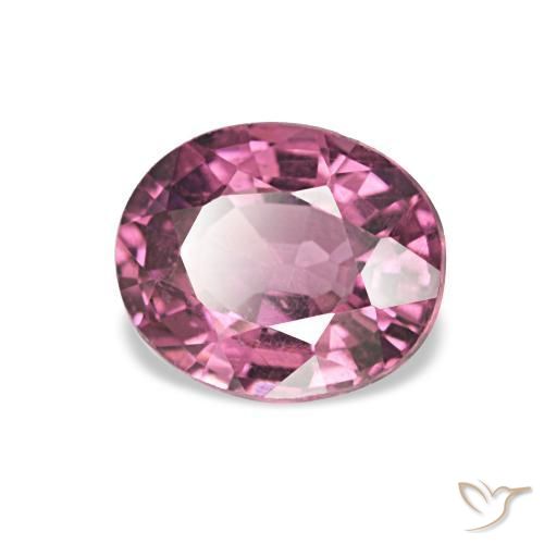 1.03 ct Purple Rhodolite Garnet Stone, Natural Rhodolite Garnet in Oval Facet Shape for Sale