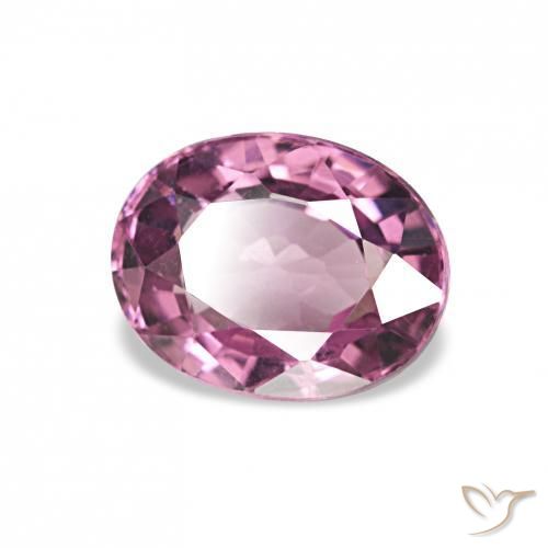 1.07 ct Purple Rhodolite Garnet Stone, Natural Rhodolite Garnet in Oval Facet Shape for Sale