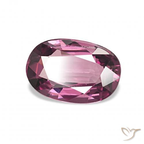 1.78 ct Purple Rhodolite Garnet Stone, Natural Rhodolite Garnet in Oval Facet Shape for Sale