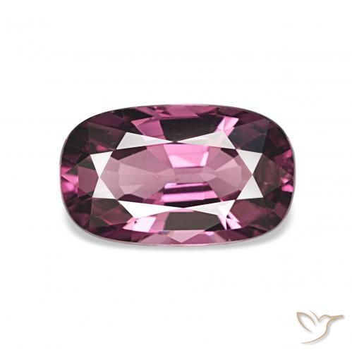 1.62ct Reddish Purple Rhodolite Garnet, Cushion, VVS-VS