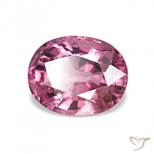 1.57 ct Purple Rhodolite Garnet Stone, Natural Rhodolite Garnet in Oval Facet Shape for Sale