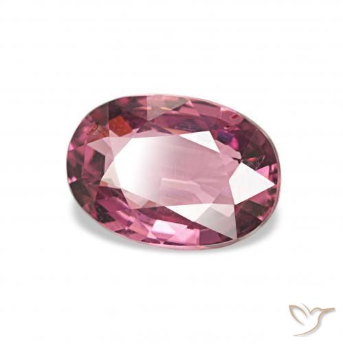 1.11 ct Purple Rhodolite Garnet Stone, Natural Rhodolite Garnet in Oval Facet Shape for Sale
