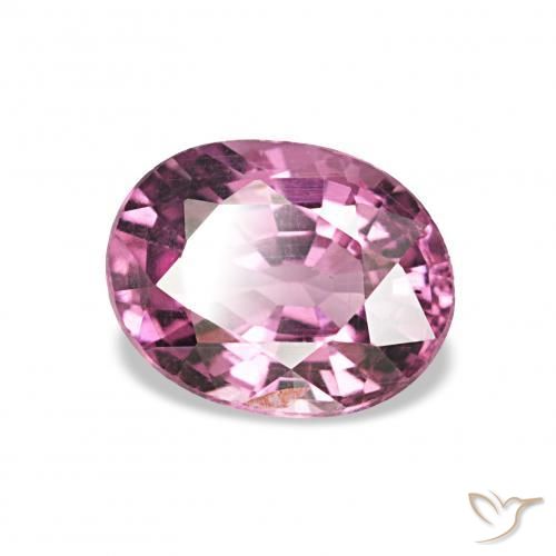 1.18 ct Purple Rhodolite Garnet Stone, Natural Rhodolite Garnet in Oval Facet Shape for Sale