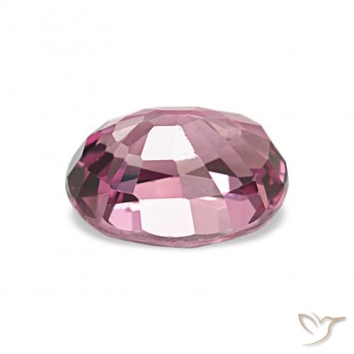 Rhodolite Garnet Gemstone in 7 x 5.6 mm Size for Sale, Rhodolite Garnet Stone in Pinkish Purple Color