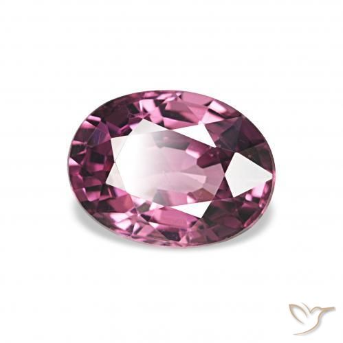 1.04 ct Purple Rhodolite Garnet Stone, Natural Rhodolite Garnet in Oval Facet Shape for Sale
