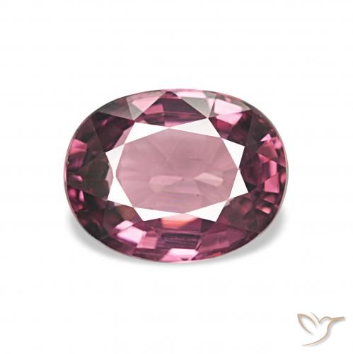 1.23ct Dark Magenta-Pink Rhodolite Garnet, Oval, VVS-VS