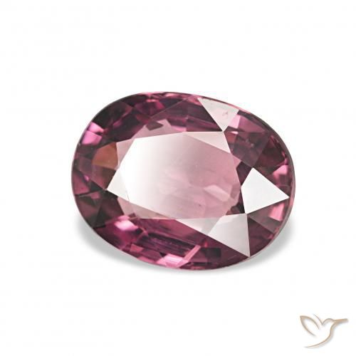 1.23 ct Purple Rhodolite Garnet Stone, Natural Rhodolite Garnet in Oval Facet Shape for Sale