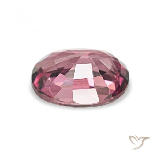 Rhodolite Garnet Gemstone in 7.2 x 5.6 mm Size for Sale, Rhodolite Garnet Stone in Dark Magenta-Pink Color