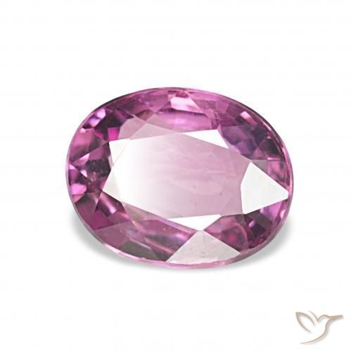 1.27 ct Purple Rhodolite Garnet Stone, Natural Rhodolite Garnet in Oval Facet Shape for Sale
