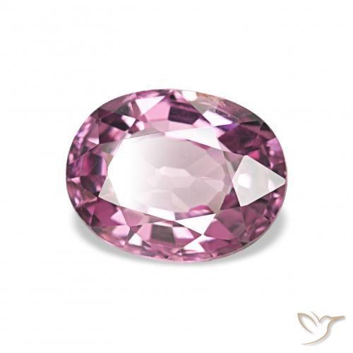 1.14 ct Purple Rhodolite Garnet Stone, Natural Rhodolite Garnet in Oval Facet Shape for Sale