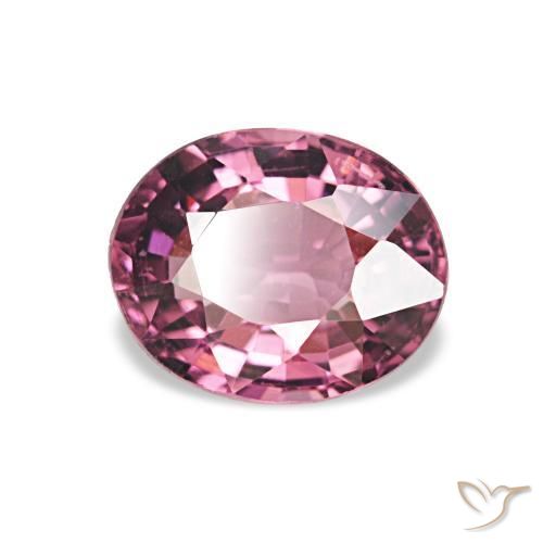 1.11 ct Purple Rhodolite Garnet Stone, Natural Rhodolite Garnet in Oval Facet Shape for Sale