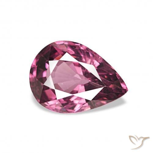 1.27ct Grape Rhodolite Garnet, Pear Shape, VVS