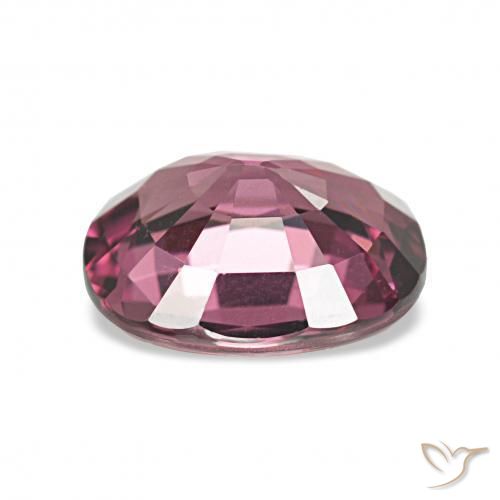 Rhodolite Garnet Gemstone in 8.3 x 6.5 mm Size for Sale, Rhodolite Garnet Stone in Dark Magenta-Pink Color