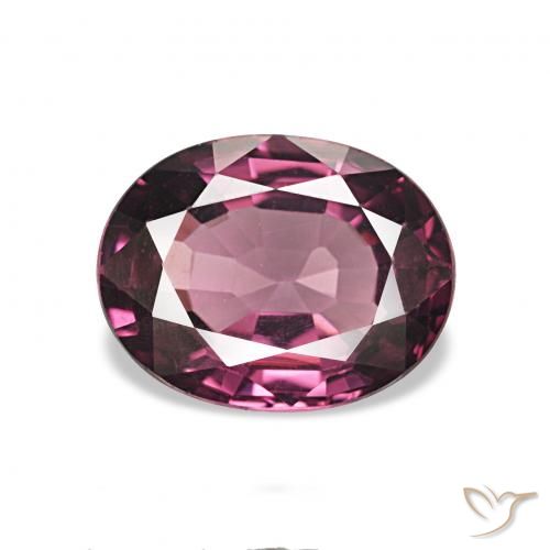 1.50ct Medium Purple Rhodolite Garnet, Oval, VVS