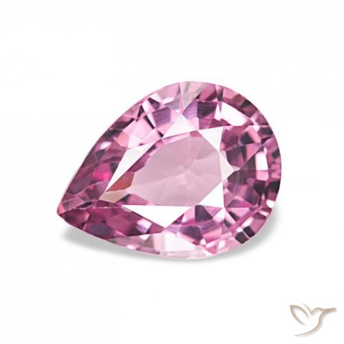 1.02ct Reddish Purple Rhodolite Garnet, Pear Shape, VVS