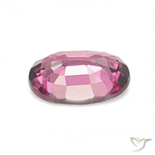 Rhodolite Garnet Gemstone in 7.5 x 5.4 mm Size for Sale, Rhodolite Garnet Stone in Rapberry Red Color