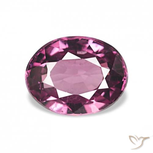 1.27ct Bright Grape Rhodolite Garnet, Oval, VVS