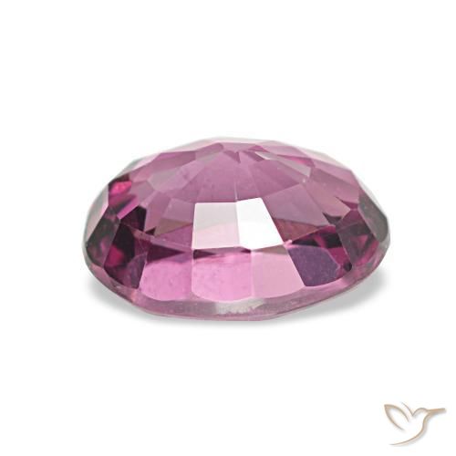 Rhodolite Garnet Gemstone in 7.1 x 5.5 mm Size for Sale, Rhodolite Garnet Stone in Bright Grape Color
