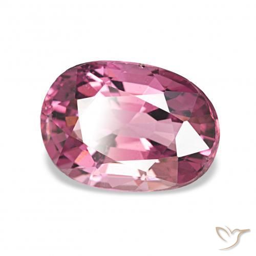 1.61 ct Purple Rhodolite Garnet Stone, Natural Rhodolite Garnet in Oval Facet Shape for Sale