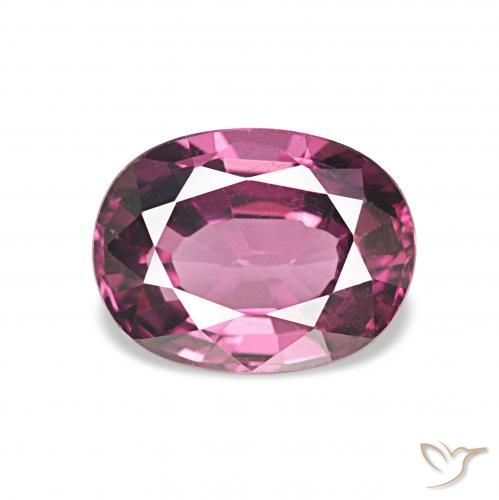 1.35ct Intense Purple Rhodolite Garnet, Oval, VVS
