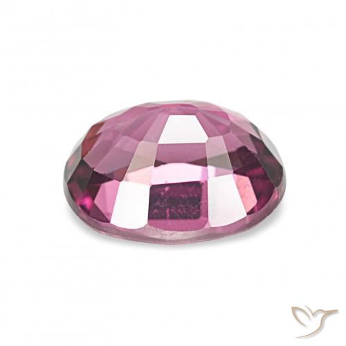 Rhodolite Garnet Gemstone in 7.3 x 5.5 mm Size for Sale, Rhodolite Garnet Stone in Intense Purple Color
