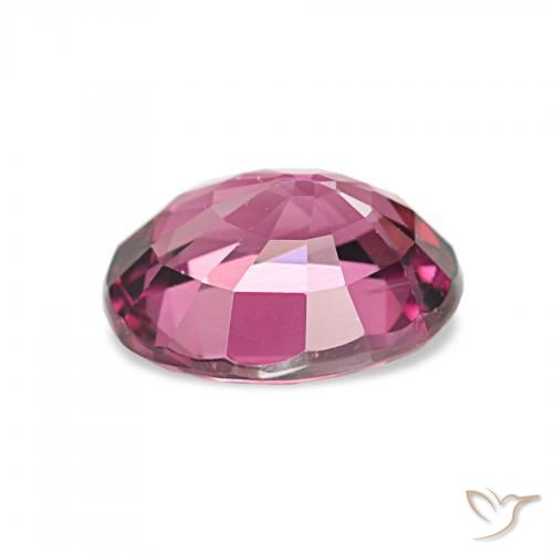Rhodolite Garnet Gemstone in 8.2 x 6.5 mm Size for Sale, Rhodolite Garnet Stone in Intense Purple Color