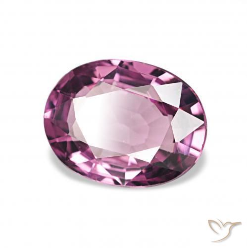 1.26 ct Purple Rhodolite Garnet Stone, Natural Rhodolite Garnet in Oval Facet Shape for Sale