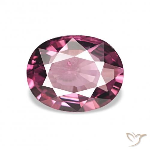 1.13ct Dark Reddish Purple Rhodolite Garnet, Oval, VVS-VS