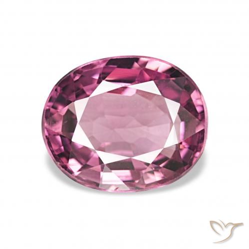 1.54ct Medium Purple Rhodolite Garnet, Oval, VVS-VS