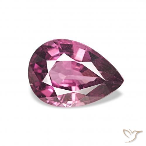 1.16 ct Purple Rhodolite Garnet Stone, Natural Rhodolite Garnet in Pear Facet Shape for Sale