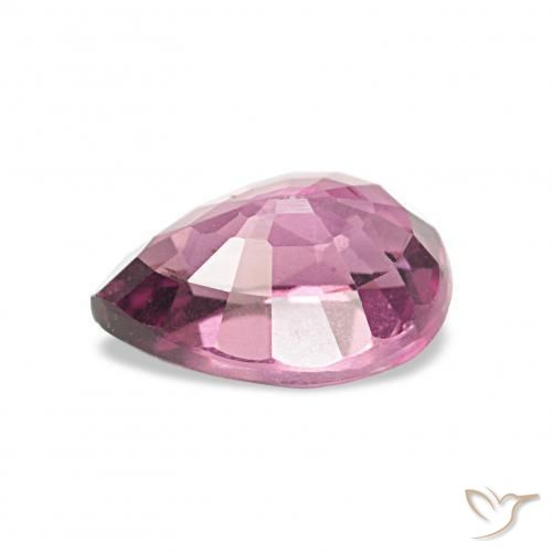 Rhodolite Garnet Gemstone in 7.4 x 5.2 mm Size for Sale, Rhodolite Garnet Stone in Grape Color