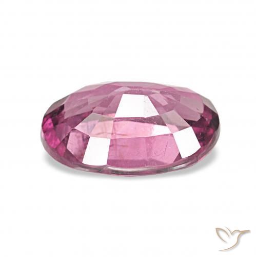 Rhodolite Garnet Gemstone in 8 x 5.4 mm Size for Sale, Rhodolite Garnet Stone in Pinkish Purple Color