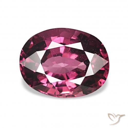 1.65ct Deep Purple Rhodolite Garnet, Oval, VVS-VS