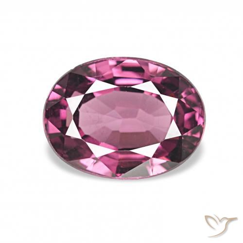 1.34ct Reddish Purple Rhodolite Garnet, Oval, VVS-VS