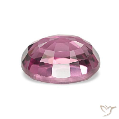 Rhodolite Garnet Gemstone in 7 x 5.3 mm Size for Sale, Rhodolite Garnet Stone in Reddish Purple Color