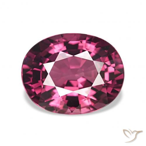 2.41ct Bright Berry Purple Rhodolite Garnet, Oval, VVS-VS
