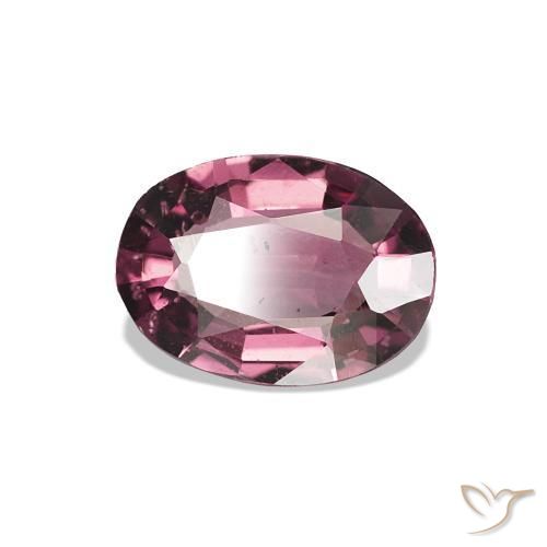0.82 ct Purple Rhodolite Garnet Stone, Natural Rhodolite Garnet in Oval Facet Shape for Sale