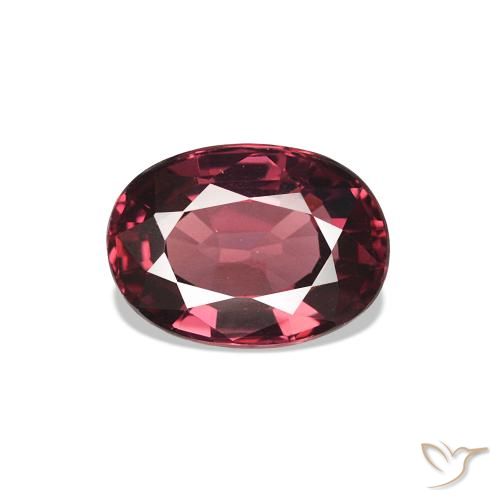 1.17ct Raspberry Red Rhodolite Garnet, Oval, VVS