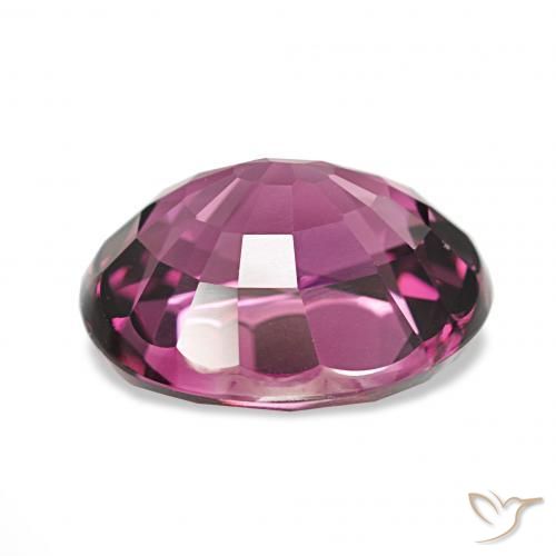 Rhodolite Garnet Gemstone in 10.2 x 8.7 mm Size for Sale, Rhodolite Garnet Stone in Deep Pink Berry Purple Color