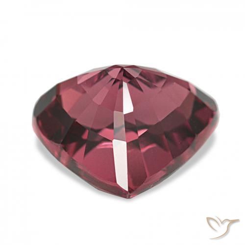 Rhodolite Garnet Gemstone in 10.6 x 9.7 mm Size for Sale, Rhodolite Garnet Stone in Medium Dark-Red Color