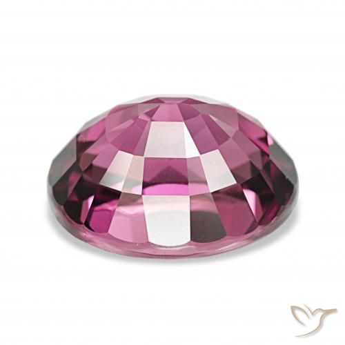 Rhodolite Garnet Gemstone in 10.6 x 8.4 mm Size for Sale, Rhodolite Garnet Stone in Deep Magenta-Pink Color