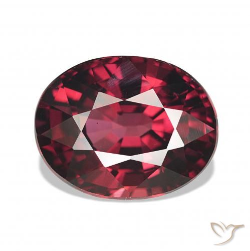 4.30ct Dark Red Rhodolite Garnet, Oval, VS