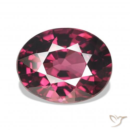 4.26ct Raspberry Red Rhodolite Garnet, Oval, VVS