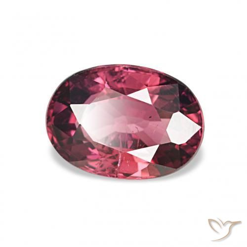 1.16 ct Purple Rhodolite Garnet Stone, Natural Rhodolite Garnet in Oval Facet Shape for Sale