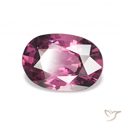 1.11 ct Purple Rhodolite Garnet Stone, Natural Rhodolite Garnet in Oval Facet Shape for Sale