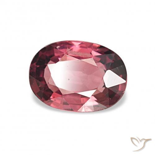 1.08 ct Purple Rhodolite Garnet Stone, Natural Rhodolite Garnet in Oval Facet Shape for Sale