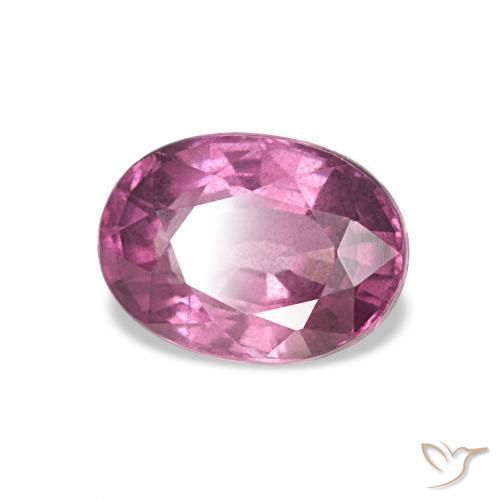 1.16 ct Purple Rhodolite Garnet Stone, Natural Rhodolite Garnet in Oval Facet Shape for Sale
