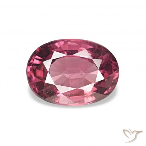 1.09ct Medium Red Rhodolite Garnet, Oval, VS